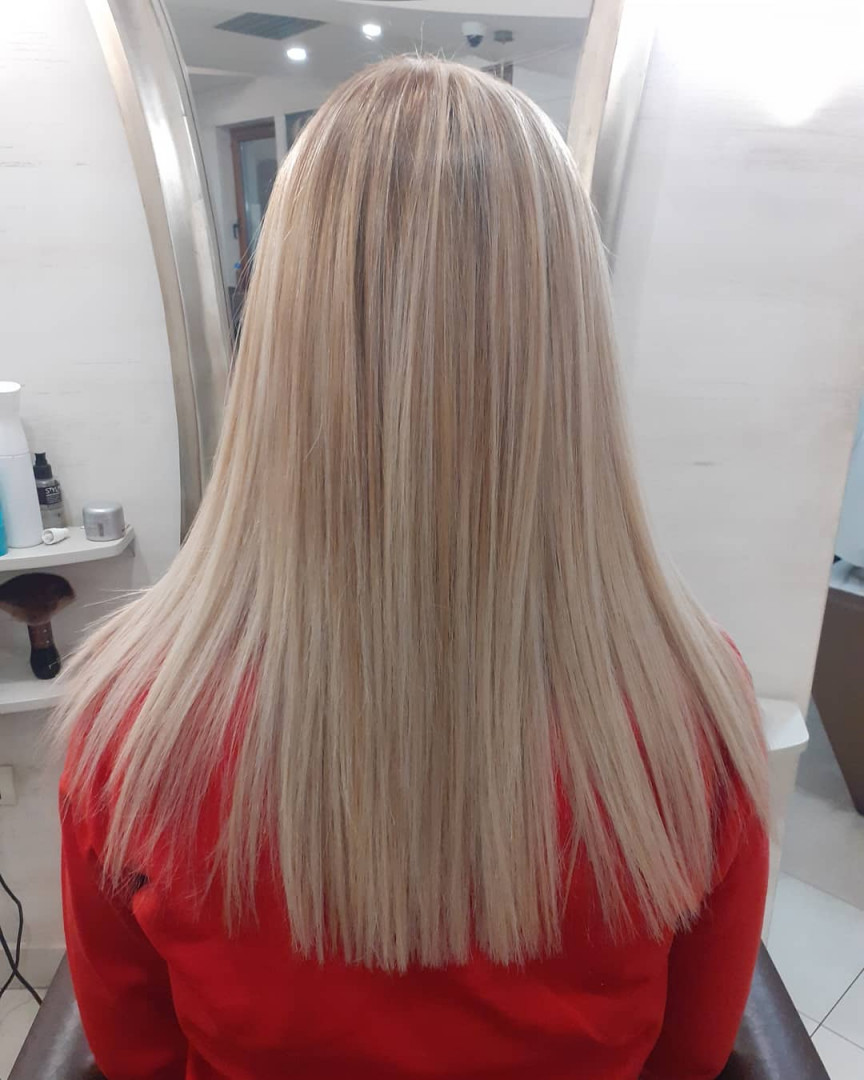 Kalina Beauty #beograd Nega i ojačavanje kose Maroko tretman kose + feniranje na ravno - sve dužine kose