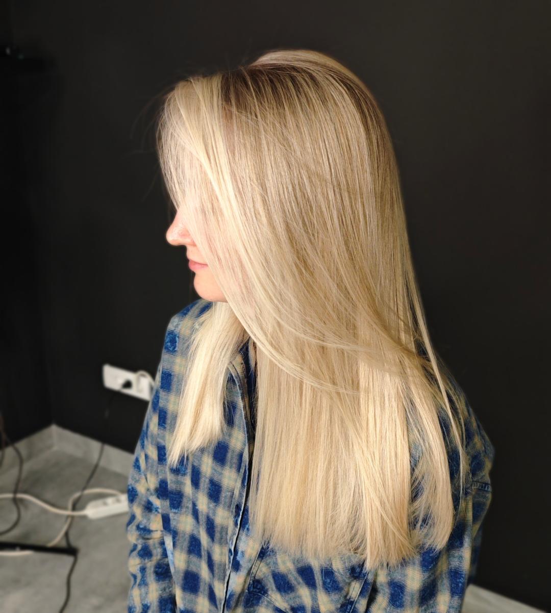 Kotenkova Studio & Education #beograd Pramenovi Blond tehnike cele dužine - duga kosa