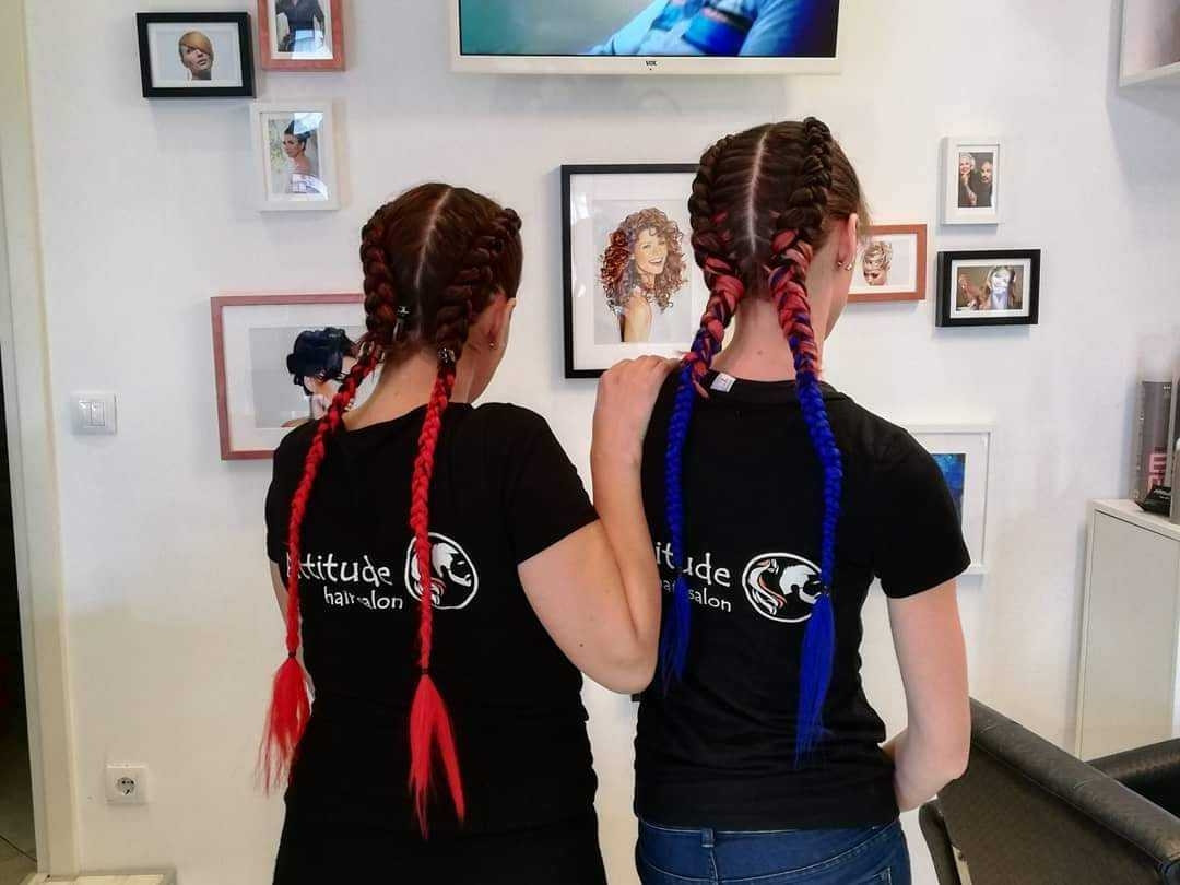 Attitude hair salon #beograd Pletenice, kike, punđe