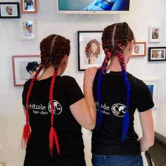 Attitude hair salon #beograd Pletenice, kike, punđe