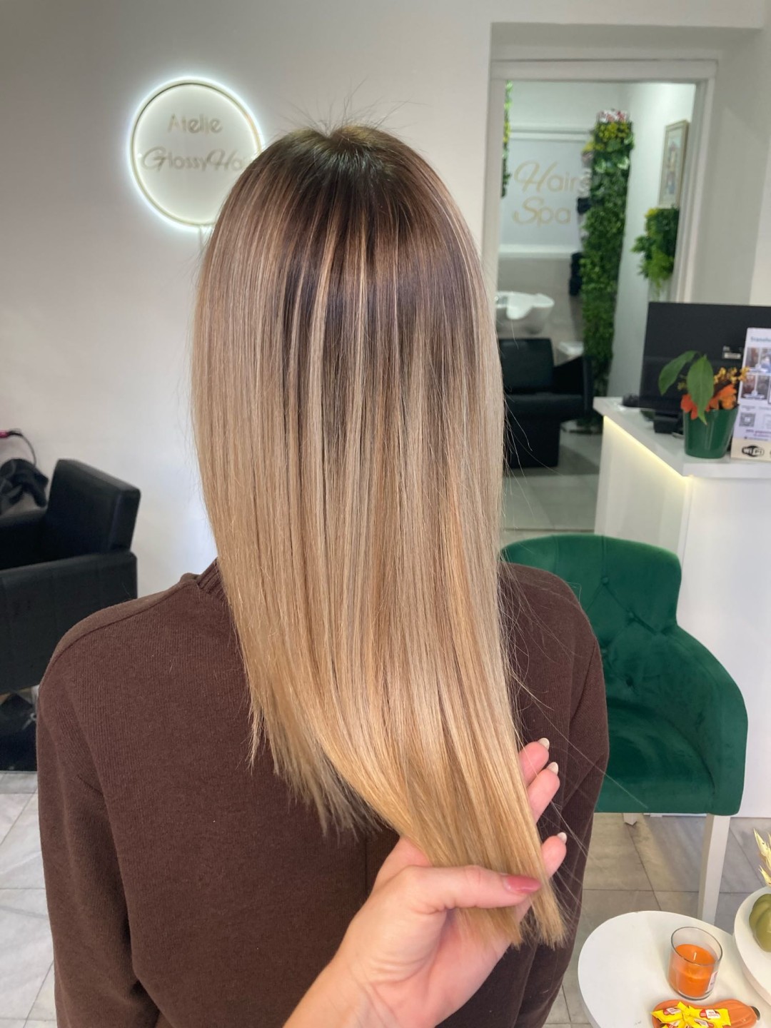 Atelje Glossy Hair #beograd Ombre, sombre, balayage Balayage - kosa srednje dužine / duga kosa