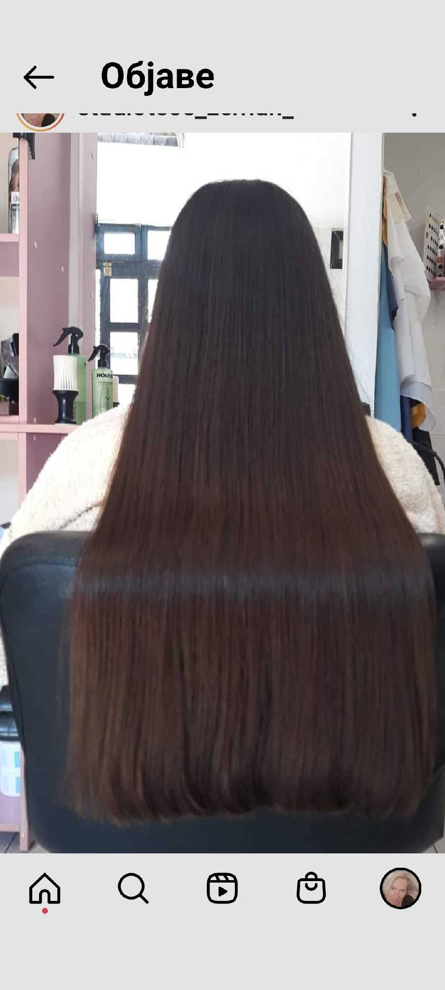 TeoS - Zemun #beograd Keratinski tretmani Keratinsko ispravljanje kose / keratinska nega bez ispravljanja - duga kosa