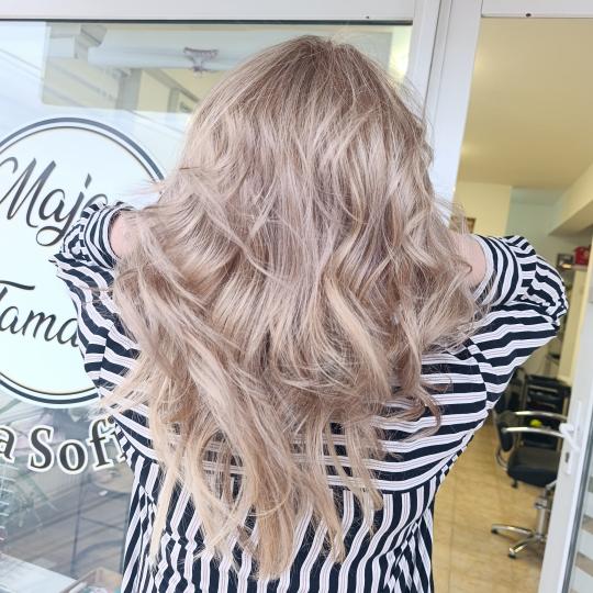 Bella Sofija #obrenovac Pramenovi Pramenovi na foliju + feniranje - duga kosa