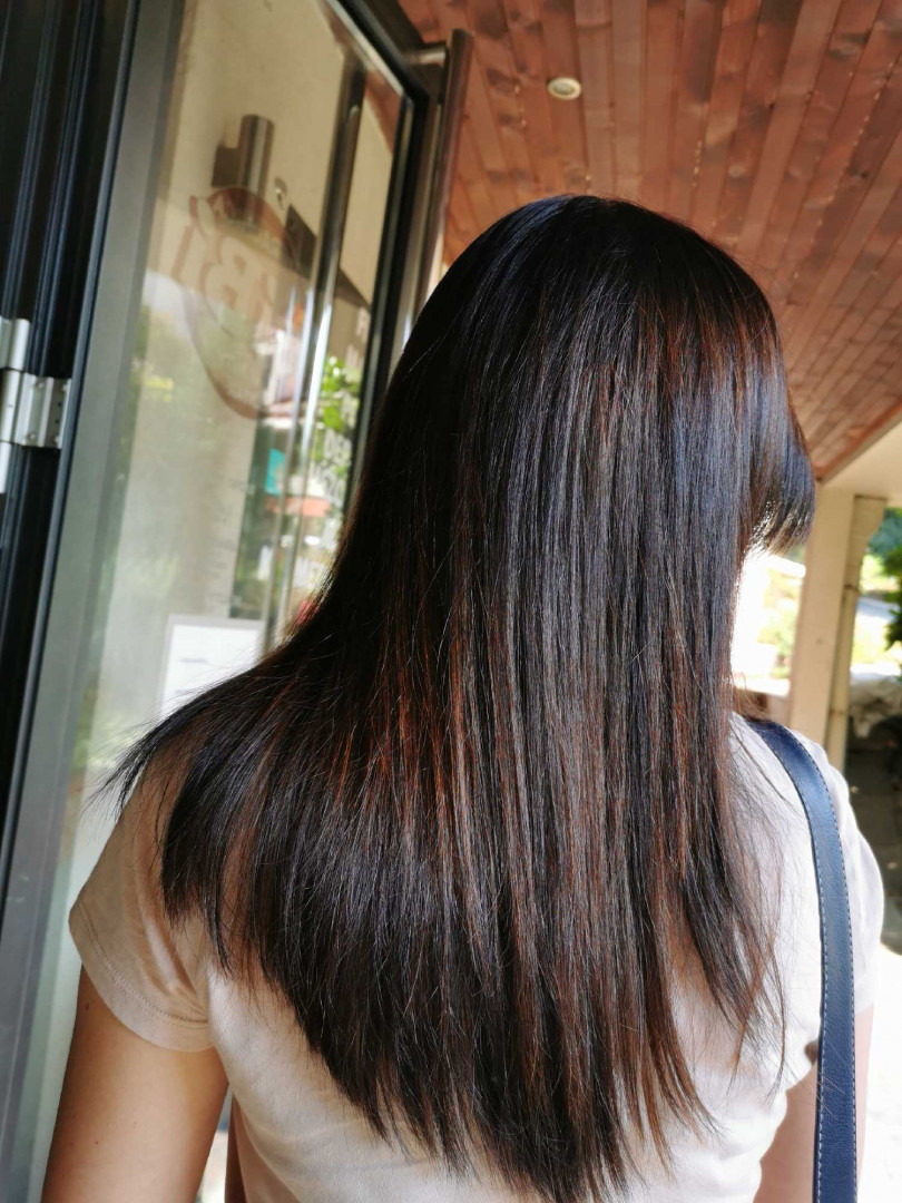 Pramenovi na foliju u 1 / 2 boje / blanšem + preliv - kratka kosa - Bibi beauty centar, Beograd Pramenovi Frizerski saloni Pramenovi, Beograd, Banovo brdo
