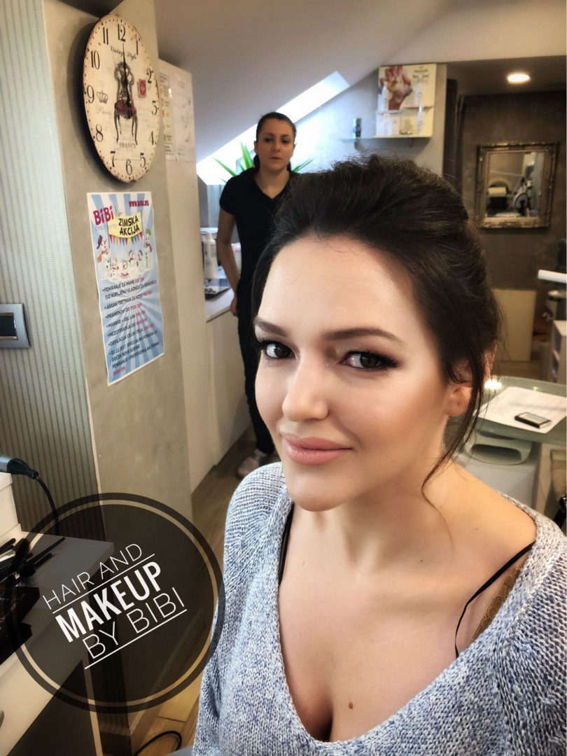 Bibi beauty centar #beograd Make-up / šminkanje Profesionalno šminkanje + veštačke trepavice