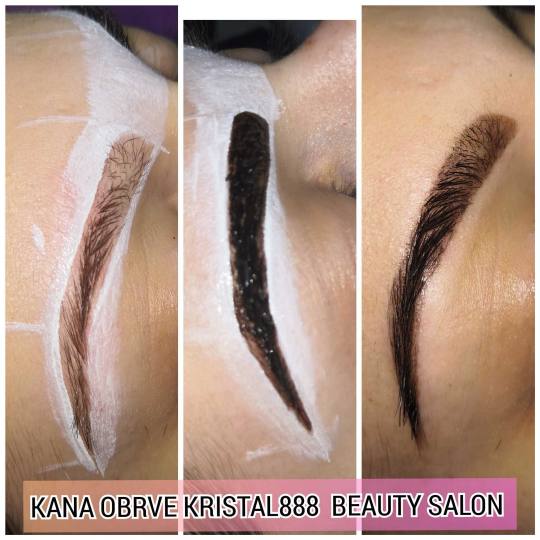 Kristal 888 Beauty #beograd Nadogradnja trepavica KANA OBRVE 1500DIN Nadogradnja svilenih trepavica 