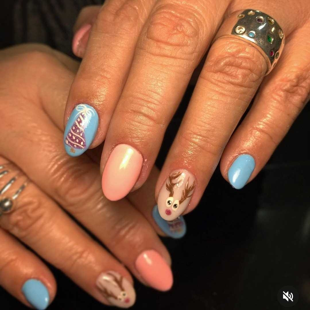 Salon Celebrity Lauren #beograd Ojačavanje noktiju Korekcija ojačavanja noktiju gelom - S dužina
