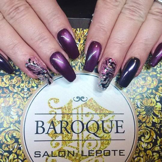 Baroque #beograd Izlivanje noktiju Izlivanje noktiju gelom + gel lak - duži nokti