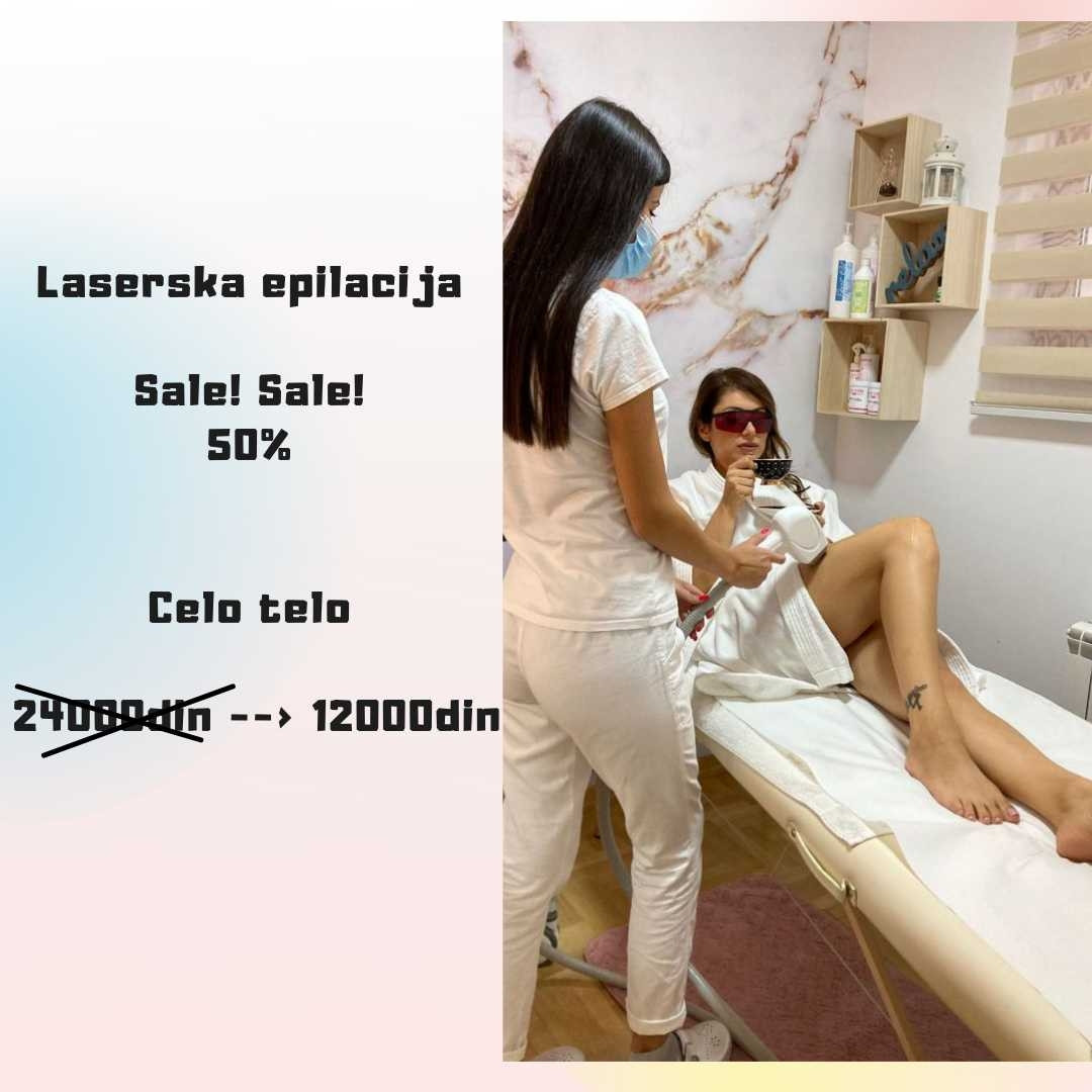 D&D Beauty Center #beograd Laserska epilacija Laserska epilacija celog tela i lica - za dame