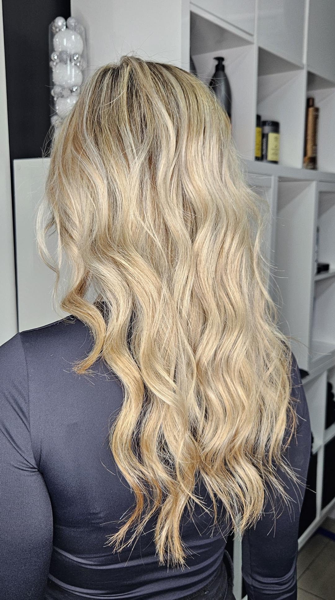 Pramenovi na foliju - kosa do polovine leđa - Butik Lepote, Beograd Pramenovi Frizerski saloni Pramenovi, Beograd, Vukov spomenik, Đeram