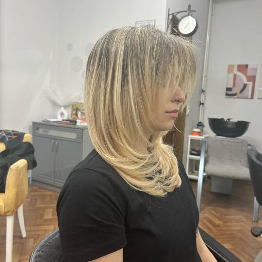 Veolmis #beograd Feniranje i stilizovanje Feniranje na ravno / lokne - duga kosa Frizerski saloni