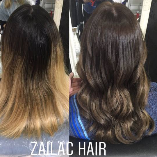 Zailac hair #beograd Ombre, sombre, balayage Nefertiti Balayage / pramenovi + žensko šišanje + fe
