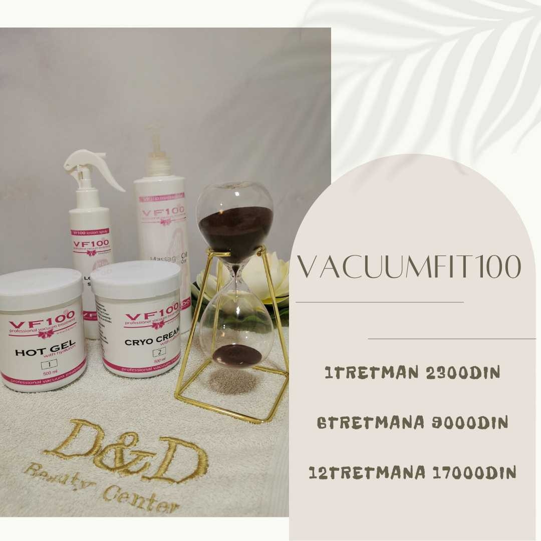 D&D Beauty Center #beograd Body wrap / pakovanja Vacum fit 100 - paket od 12 tretmana