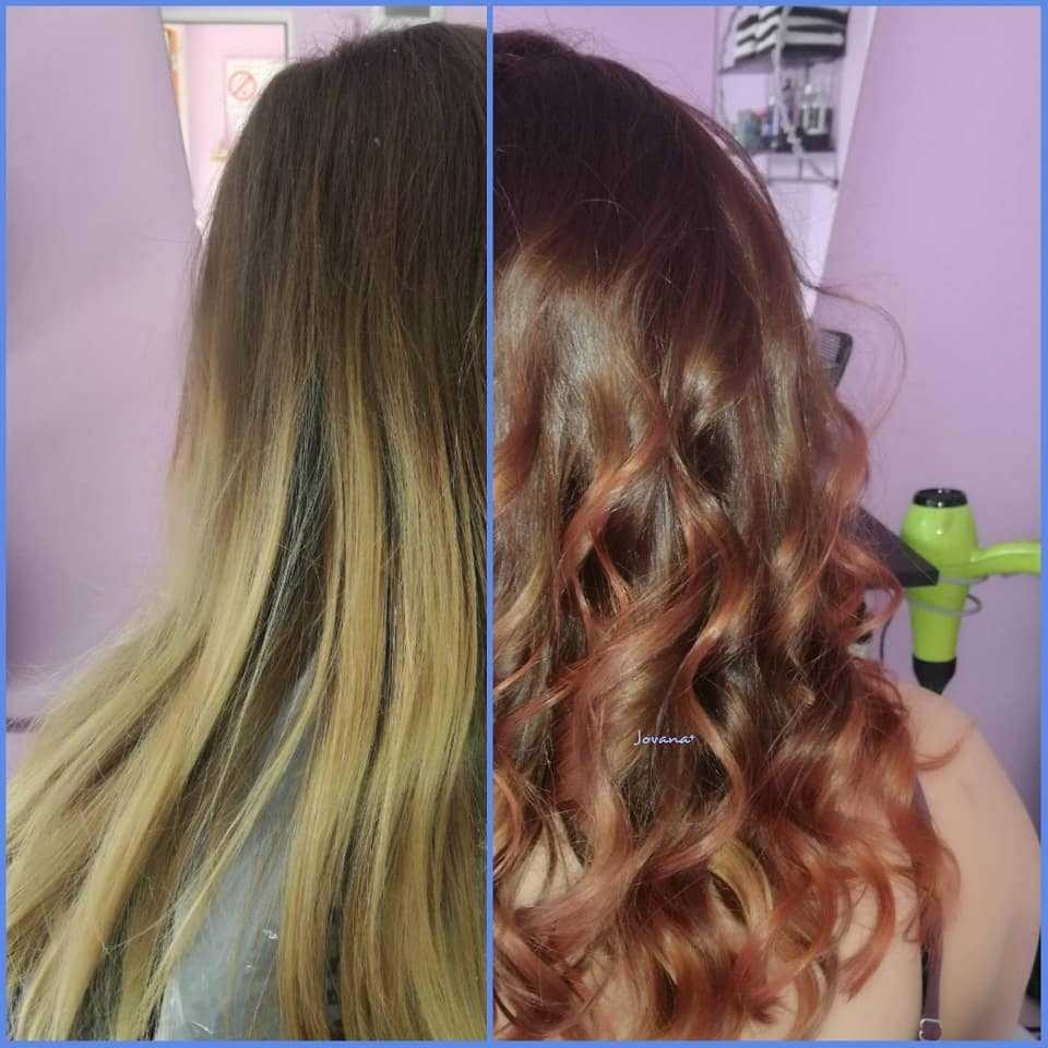 Ombre / sombre / balayage + preliv - duga kosa - Jovana +, Beograd Ombre, sombre, balayage Frizerski saloni Ombre, sombre, balayage, Beograd, Novi Beograd blokovi, Belville, Savski kej
