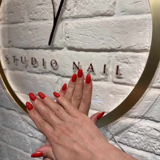 T studio nail #beograd Izlivanje noktiju Korekcija izlivanja noktiju gelom - M dužina