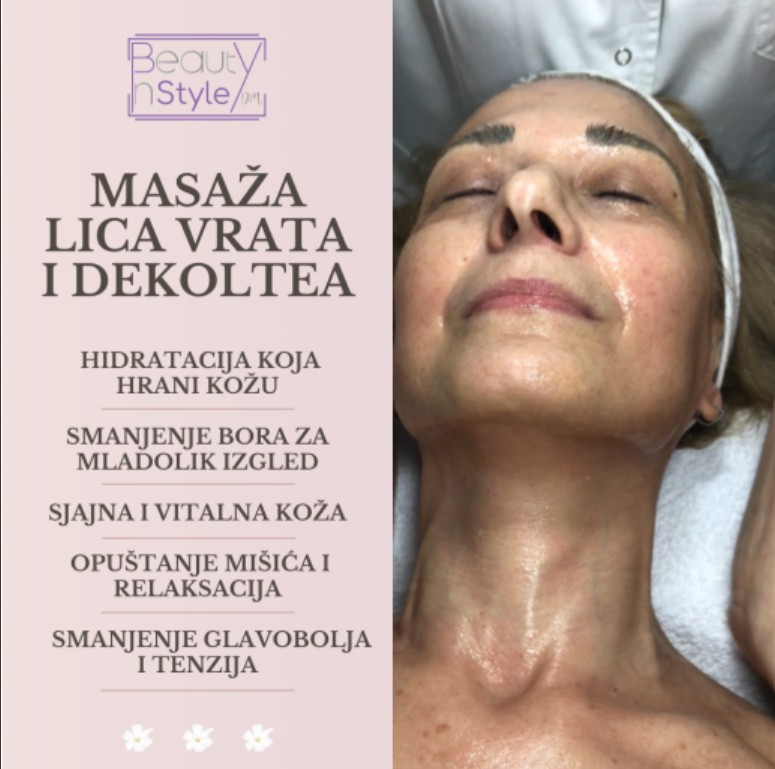 Masaža lica - Beauty in Style DM, Novi Sad Masaža lica Lice Masaža lica, Novi Sad, Sajmište, Detelinara, Banatić