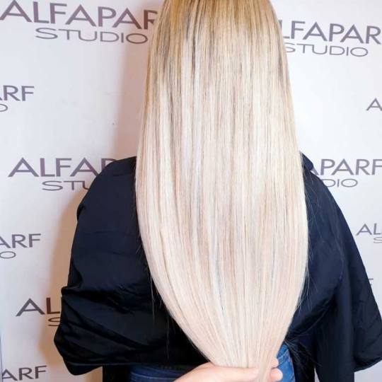 Alfaparf Studio #beograd Nadogradnja kose Nadogradnja kose keratinom / mikroring tehnikom - po prame