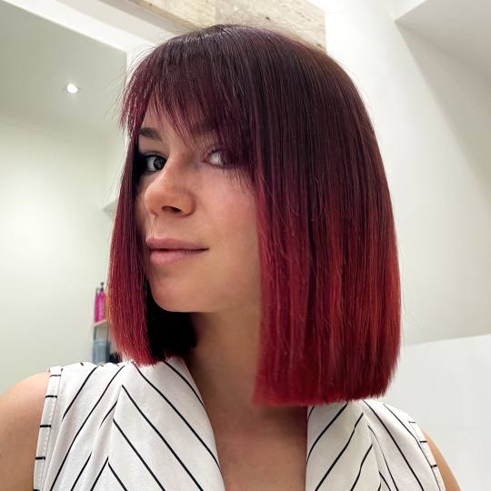 Hair Lab #beograd Žensko šišanje Šišanje + feniranje