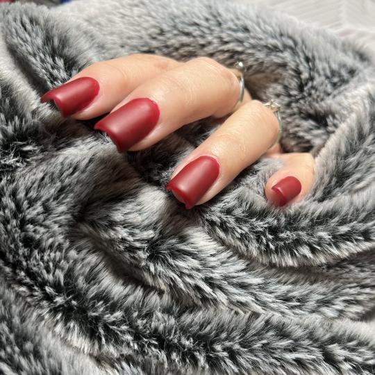 Amelini beauty concept #beograd Gel lak Manikir + gel lak RUBER baza + boja