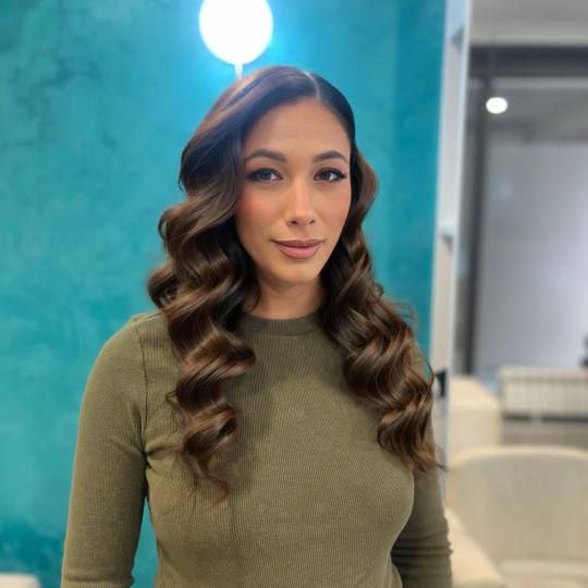 Dream Hair Studio #beograd Svečane i frizure za svadbu Hollywood talasi - duga kosa Savršena i dug