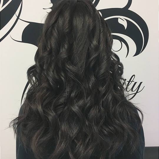Infinity Hair #novisad Feniranje i stilizovanje Lokne na peglu bez pranja - extra duga kosa (preko l