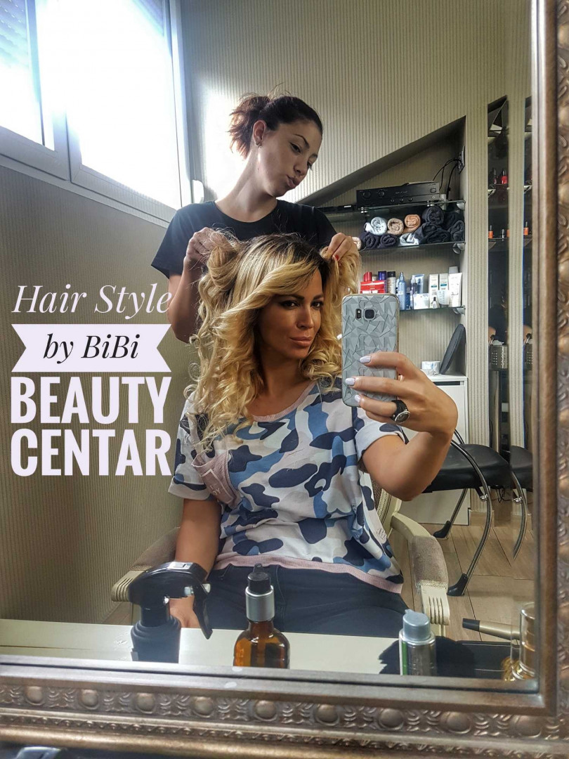 Bibi beauty centar #beograd Feniranje i stilizovanje Feniranje na ravno / lokne - duga kosa