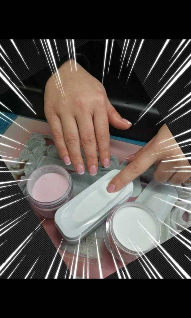 Face Mirijevo #beograd Ojačavanje noktiju DIP ojačavanje - dipping powder - S