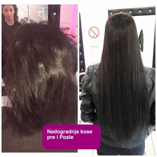 Plavi Anđeo #beograd Nadogradnja kose Nadogradnja kose - micro ring, keratin