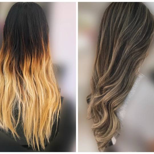 Emaleon #stara-pazova Ombre, sombre, balayage Balayage - duga kosa+šišanje i feniranje