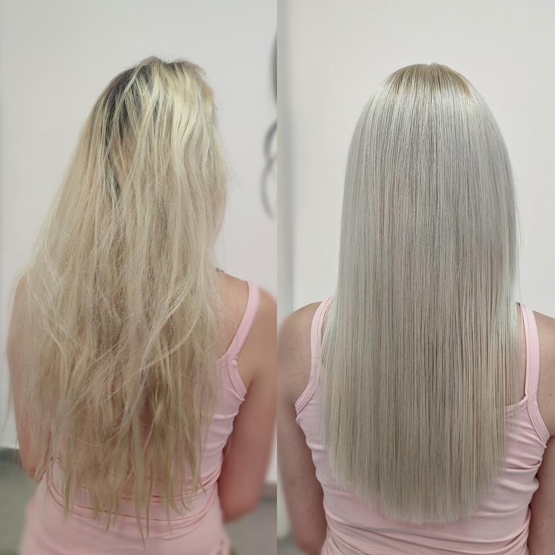 Farbanje cele dužine (profesionalna farba) - ekstra duga kosa (preko lopatica) - Infinity Hair, Novi Sad Farbanje kose Frizerski saloni Farbanje kose, Novi Sad, Grbavica, Liman, Adamićevo naselje