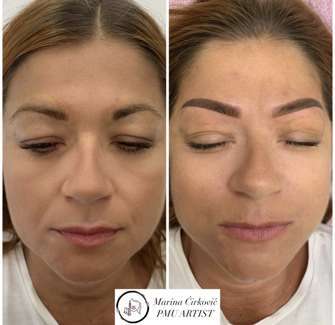 Aurora Beauty Studio #beograd Trajna šminka Puder obrve
