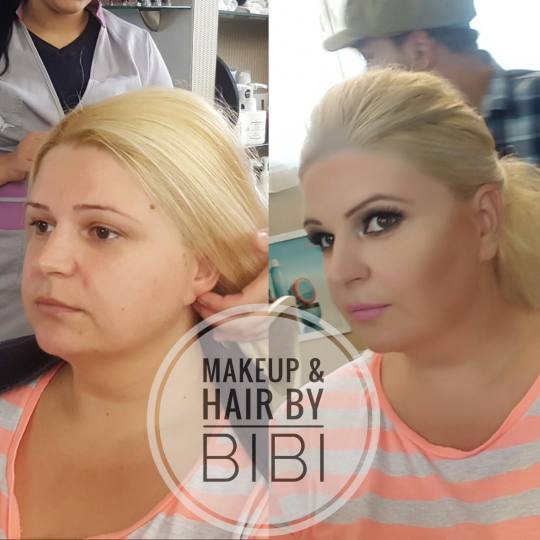Bibi beauty centar #beograd Make-up / šminkanje Profesionalno šminkanje + veštačke trepavice hai