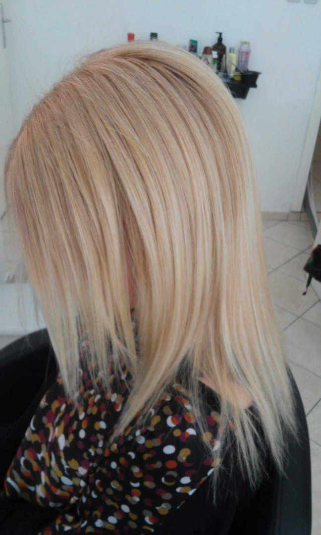 Preliv - duga kosa - Cut 'n' Go, Novi Sad Farbanje kose Frizerski saloni Farbanje kose, Novi Sad, Rotkvarija, Podbara, Salajka