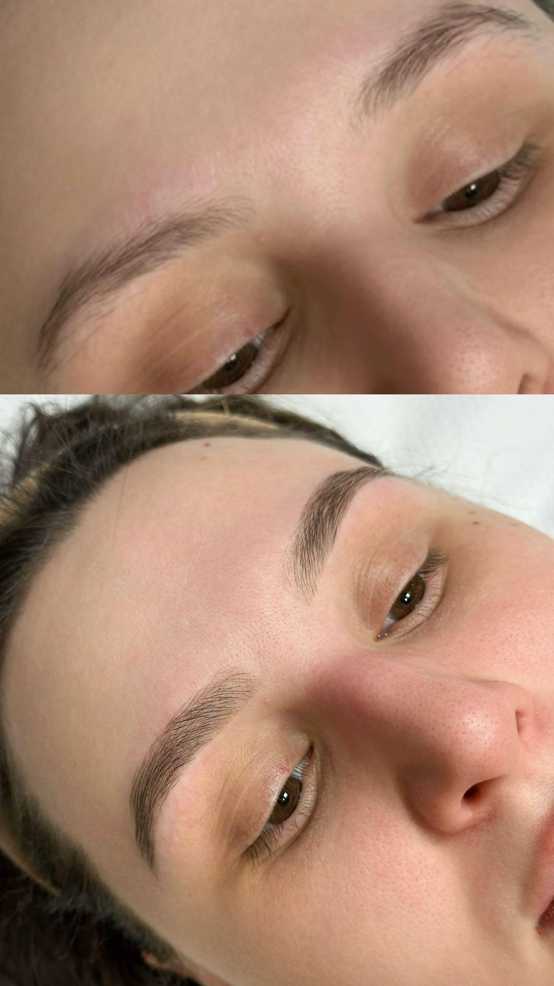 AmiSo Beauty Studio #novisad Obrve Korekcija obrva voskom / pincetom + farbanje obrva