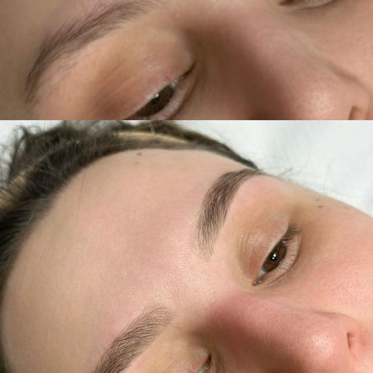 AmiSo Beauty Studio #novisad Obrve Korekcija obrva voskom / pincetom + farbanje obrva