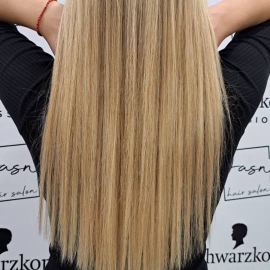 Jasna hair salon #beograd Ombre, sombre, balayage Balayage + preliv + feniranje - duga kosa