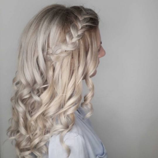 Beauty Team #novisad Svečane i frizure za svadbu svecana frizura Svečana frizura - sve dužine kos