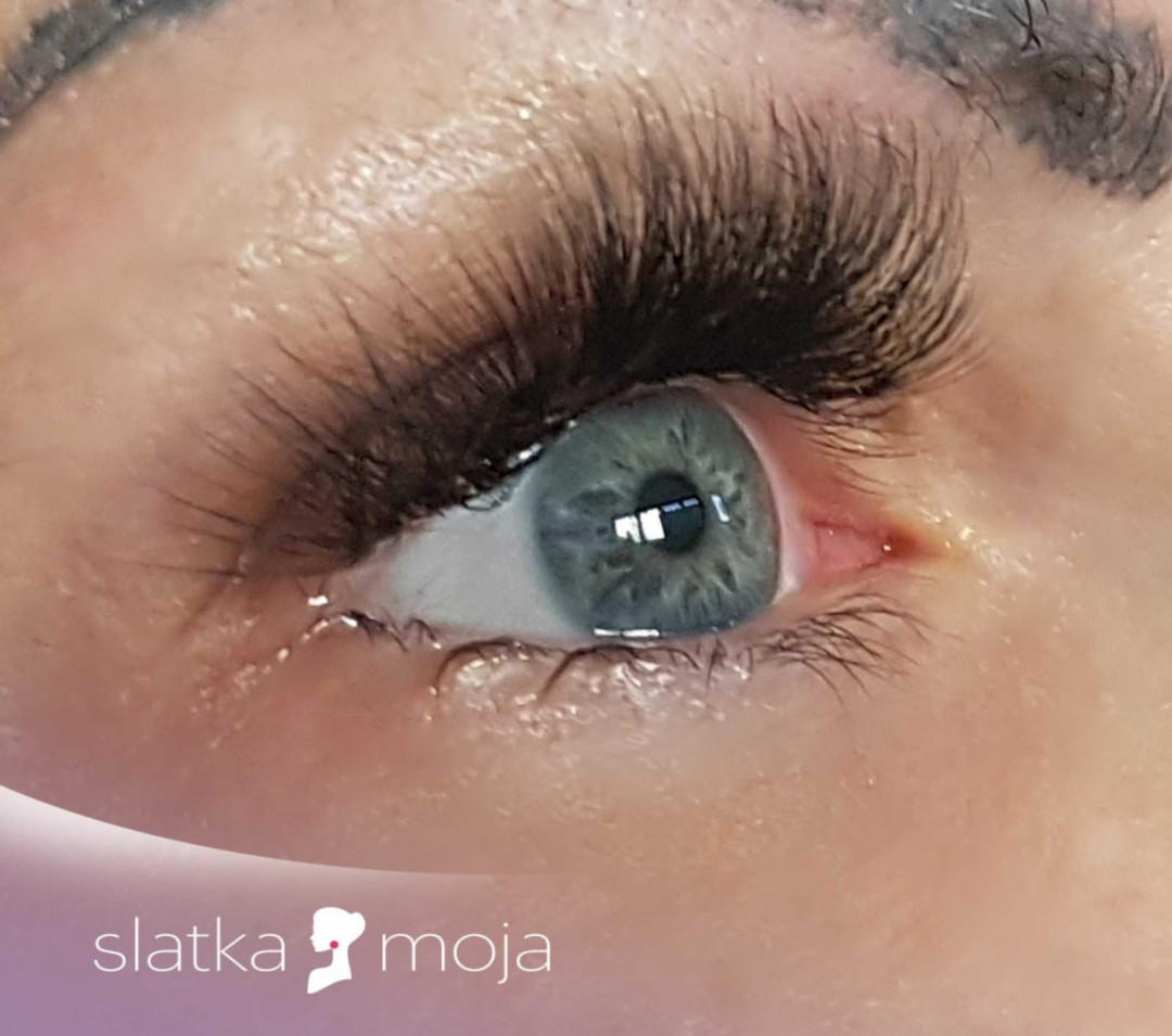 Slatka moja #beograd Nadogradnja trepavica Nadogradnja svilenih trepavica 3D - 8D