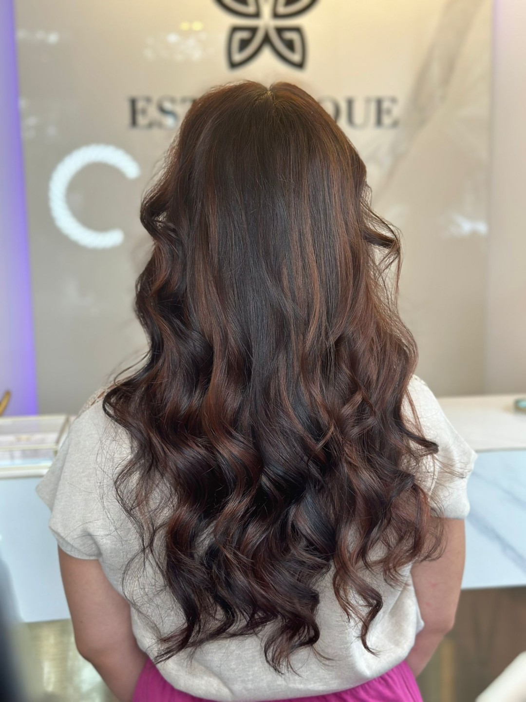 Esthetique Privé #beograd Feniranje i stilizovanje BALAYAGE + preliv +feniranje