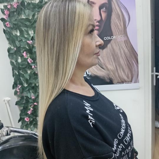 Sanja lux #nis Pramenovi Pramenovi na foliju - duga kosa