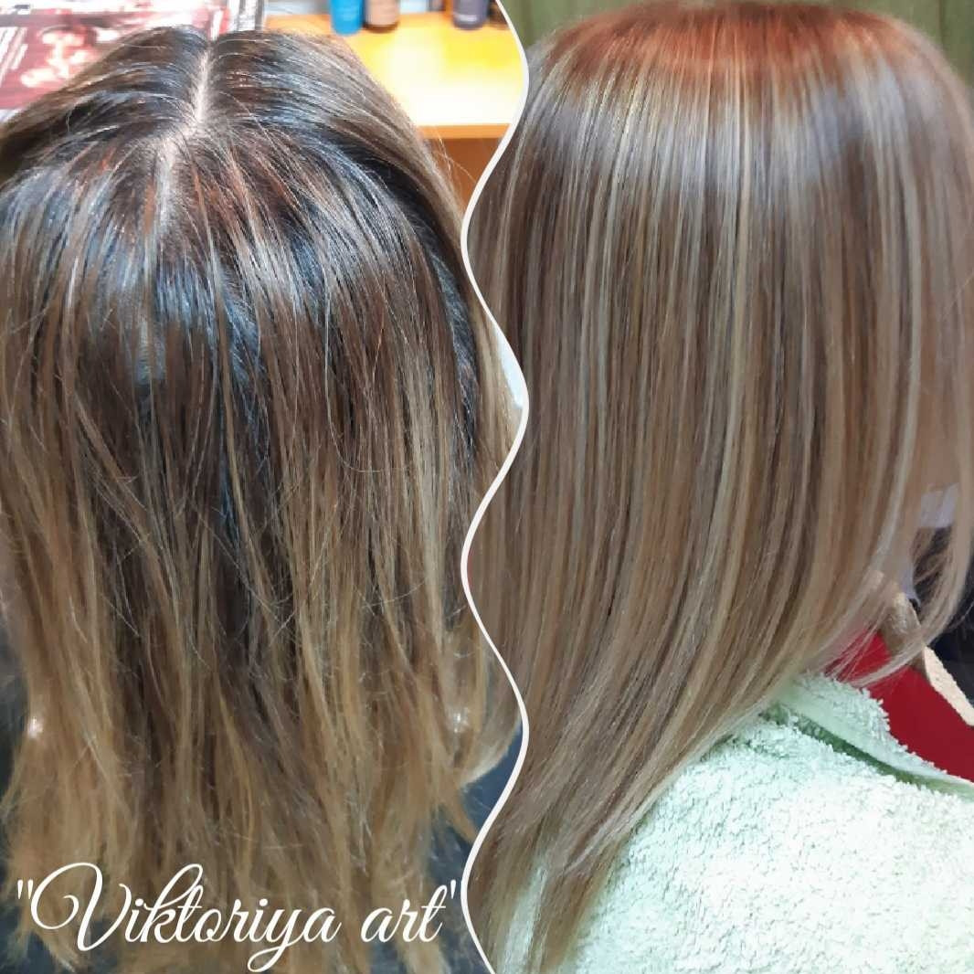 Victoriya Art #beograd Pramenovi Pramenovi na foliju 1 boja + preliv - duga kosa