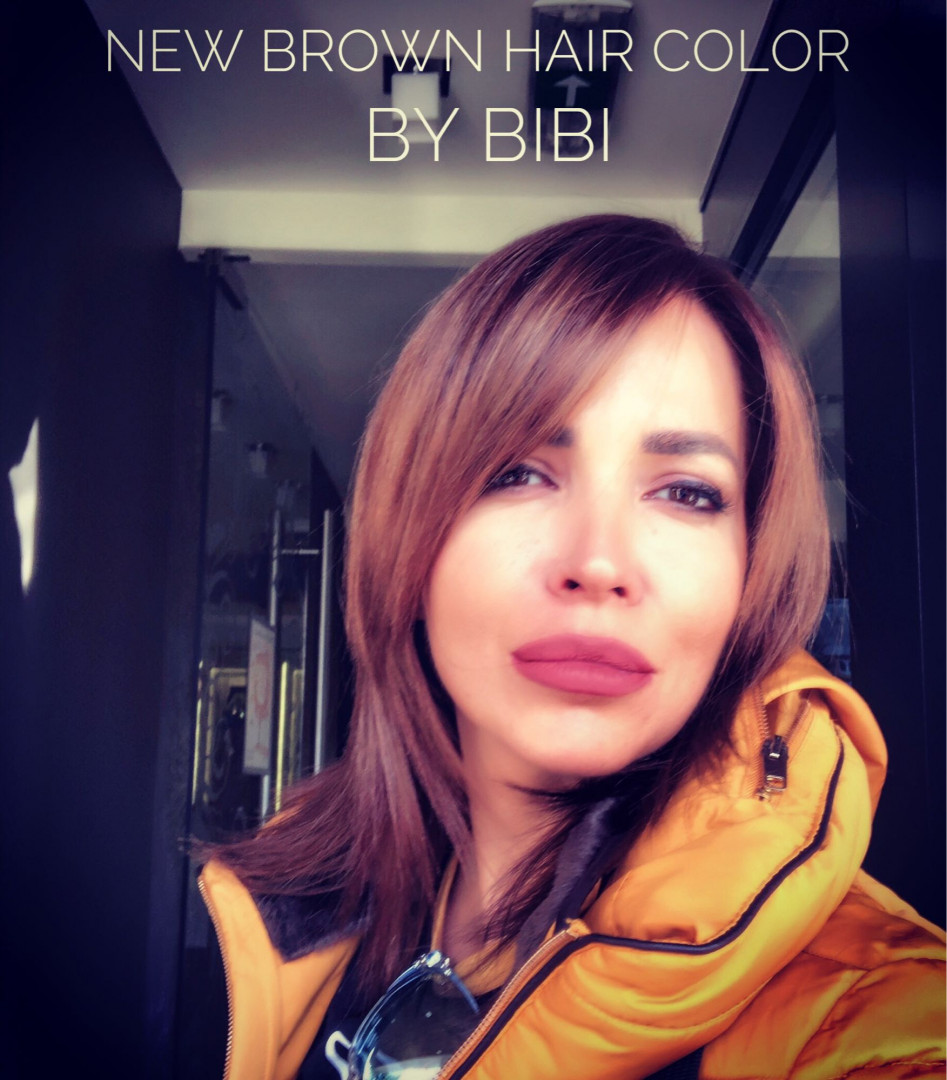 Bibi beauty centar #beograd Farbanje kose Farbanje cele dužine - kosa srednje dužine