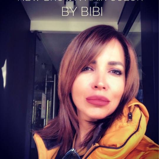 Bibi beauty centar #beograd Farbanje kose Farbanje cele dužine - kosa srednje dužine