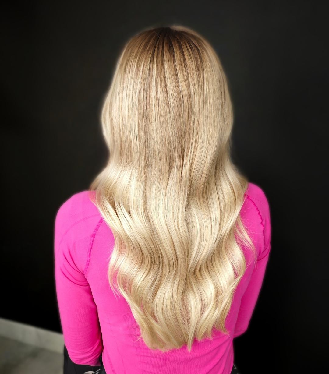 Kotenkova Studio & Education #beograd Pramenovi Blond tehnike cele dužine - duga kosa