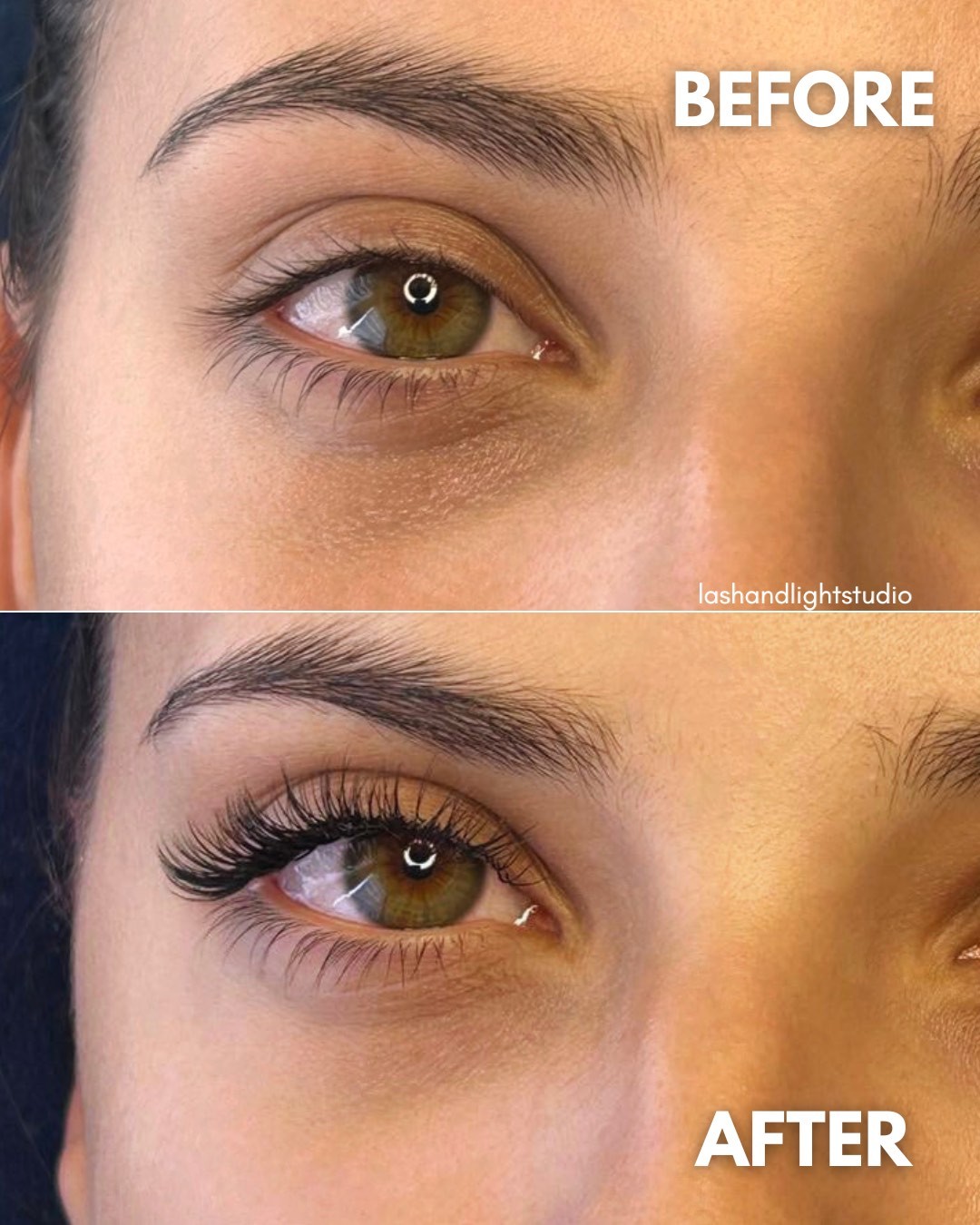 Lash & Light Studio #beograd Nadogradnja trepavica Nadogradnja svilenih trepavica - 1 na 1