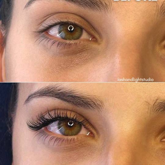 Lash & Light Studio #beograd Nadogradnja trepavica Nadogradnja svilenih trepavica - 1 na 1
