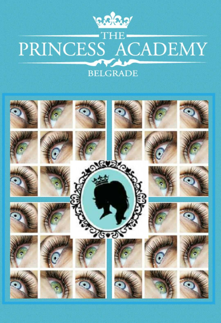 The Princess Academy #beograd Nadogradnja trepavica Nadogradnja svilenih trepavica - 1 na 1