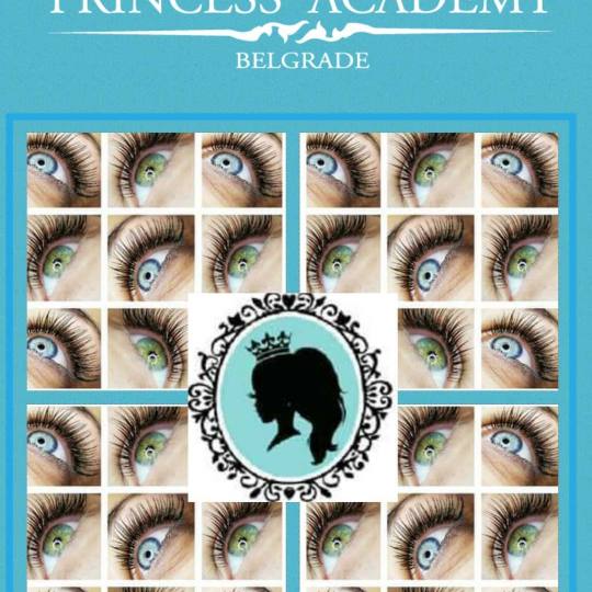 The Princess Academy #beograd Nadogradnja trepavica Nadogradnja svilenih trepavica - 1 na 1