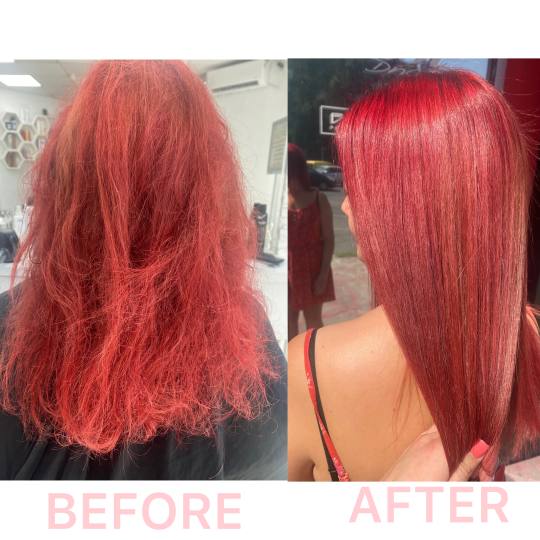 Pro Team Zemun #beograd •Keratin✅
•Keratin čini da kosa bude ravna,negovana. 
•Kosa je uk