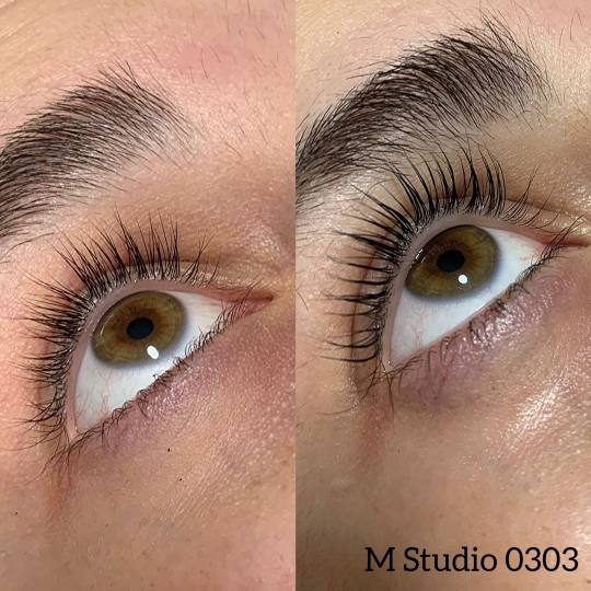 M Studio 0303 #novisad Trepavice Lash lift + farbanje trepavica + botox